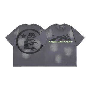 Kakobuy Hellstar American hipster high street washed old vintage print t-shirt