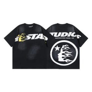 Kakobuy Hellstar American hipster high street washed old vintage print t-shirt