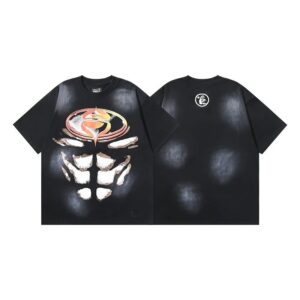 Kakobuy Hellstar American hipster high street washed old vintage print t-shirt