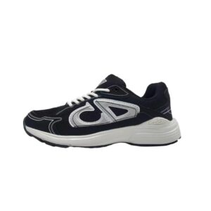 Kakobuy Dior new matching monogrammed dad shoes B30Black silver