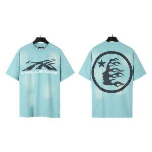 Kakobuy Hellstar American hipster high street washed old vintage print t-shirt