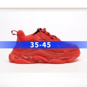 Kakobuy BALENCIAGA second generation ins heightened daddy shoes Red