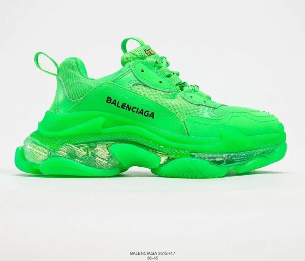 Kakobuy BALENCIAGA 2nd generation ins heightened daddy shoes Fluorescent Green