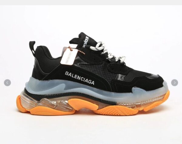 Kakobuy BALENCIAGA second generation ins heightened daddy shoes Black and Yellow