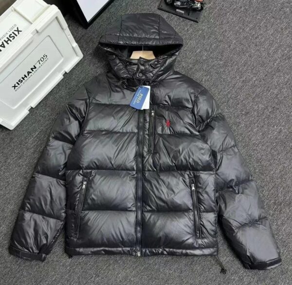 Kakobuy Ralph Lauren Classic Black Pony Label Down Jacket