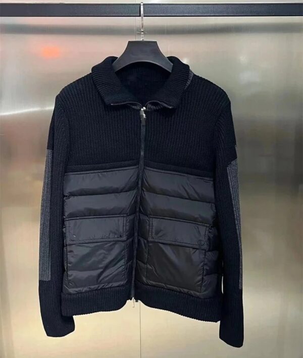 Kakobuy Moncler down-filled garment Wool Sleeve Glossy