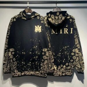 Kakobuy Amiri Logo Print Ink Splash Hoodie Multicolor Collection
