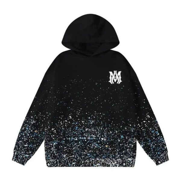 Kakobuy Amiri Logo Print Ink Splash Hoodie Multicolor Collection