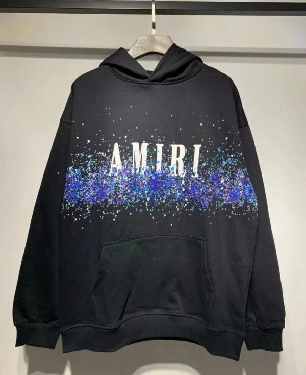 Kakobuy Amiri Logo Print Ink Splash Hoodie Multicolor Collection