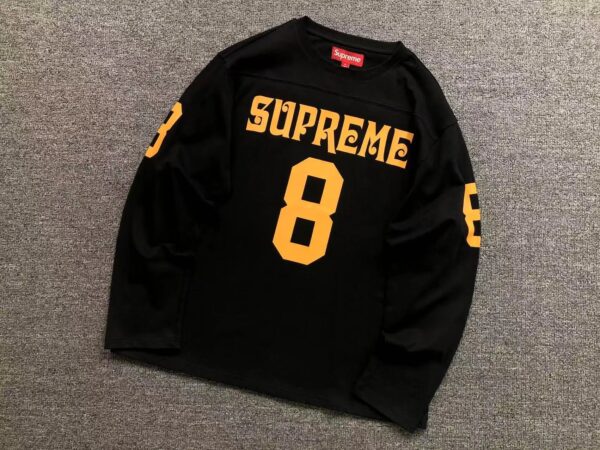 Kakobuy Supreme Black Long Sleeve Jersey