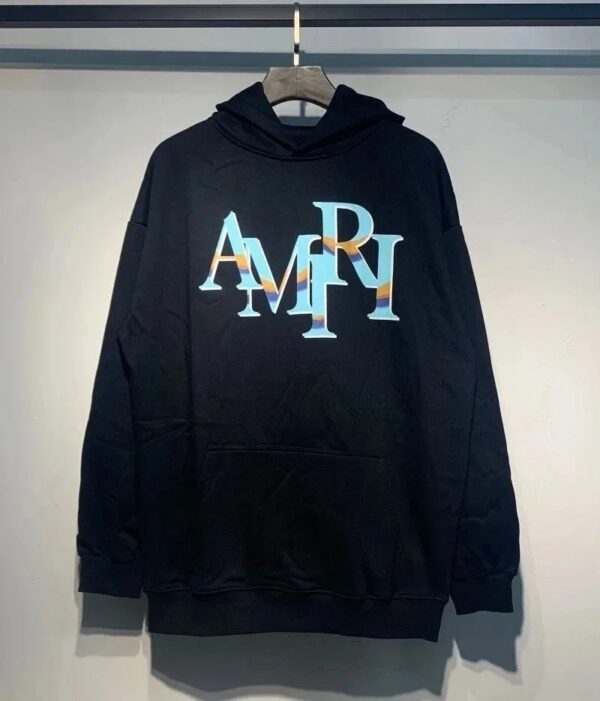Kakobuy Amiri Logo Print Ink Splash Hoodie Multicolor Collection