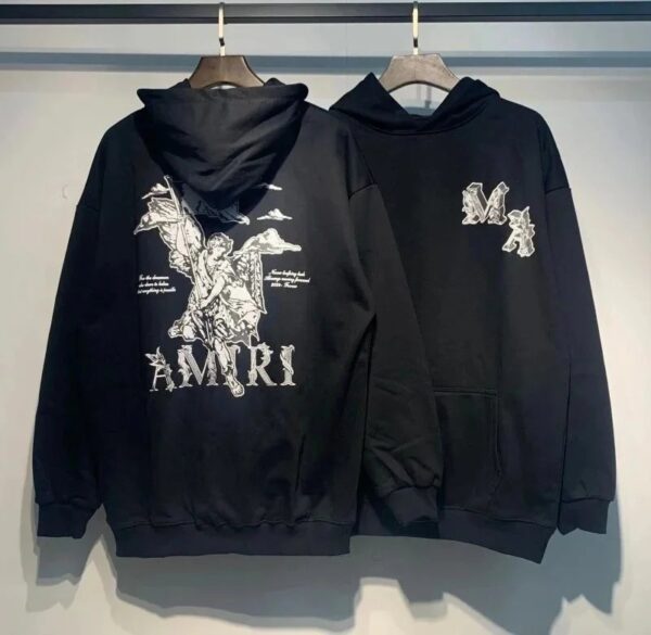 Kakobuy Amiri Logo Print Ink Splash Hoodie Multicolor Collection