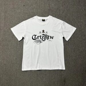 Kakobuy Corteiz White Gothic Short Sleeve