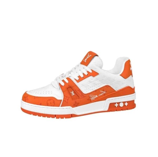 Kakobuy Louis Vuitton trainer sneakers orange