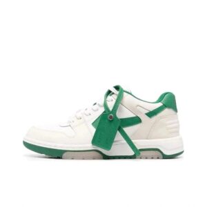 Kakobuy off-whtitle Arrowhead Symbol Vintage Sneakers White-White Green