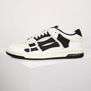 Kakobuy AmiriSkeleton Low-Skel top Sneakers white-faced black bones