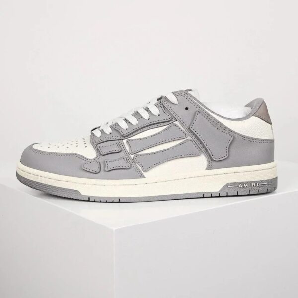 Kakobuy AmiriSkeleton Low-Skel top Sneakers gray bone