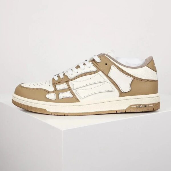 Kakobuy AmiriSkeleton Low-Skel top Sneakers khaki Bones