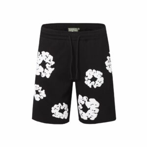 Kakobuy DENIM TEARS Foam Printed High Street Short Sleeve Black