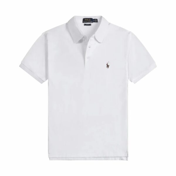 Kakobuy Ralph Lauren Henley Collar Embroidered Logo T-Shirtwhite