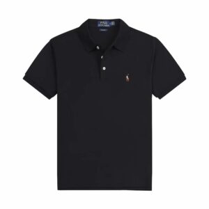Kakobuy Ralph Lauren Henley Collar Embroidered Logo T-Shirtblack