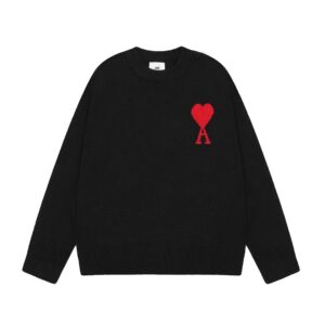 Kakobuy Ami Big Heart Classic Jacquard Sweater