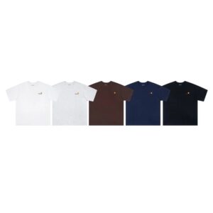 Kakobuy Carhartt classic embroidered logo English combination round neck short sleeve T-shirt