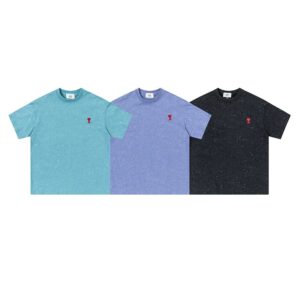 Kakobuy Ami cotton short-sleeved T-shirt splash ink star time