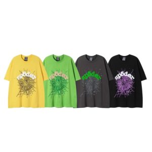 Kakobuy Sp5der Cotton T-Shirt Spider Web Logo