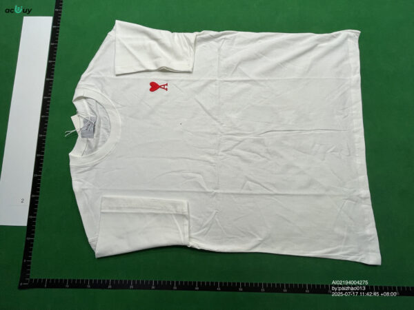 Kakobuy Ami cotton T-shirt small heart logo