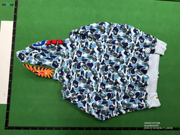 Kakobuy Bape Shark Head Multicolor Hoodie