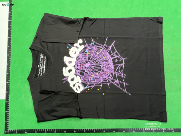 Kakobuy Sp5der Cotton T-Shirt Spider Web Logo