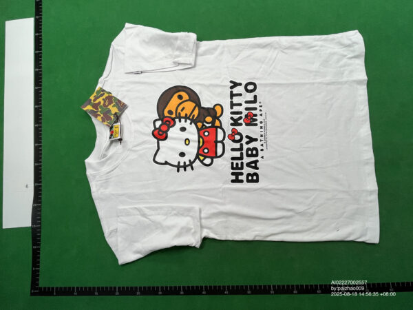 Kakobuy bape Kitty cat limited print short sleeve