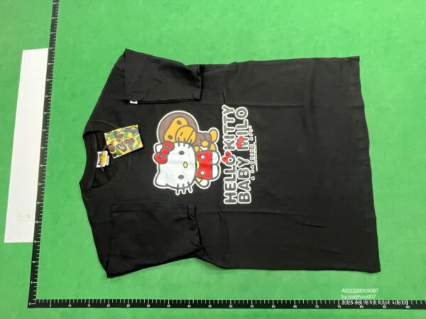 Kakobuy bape Kitty cat limited print short sleeve