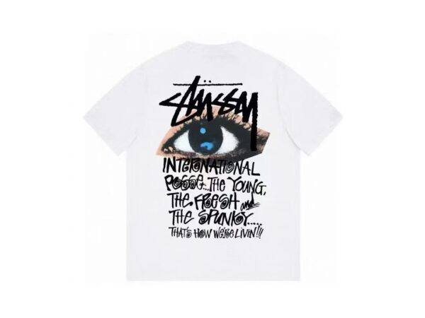 Kakobuy Stussy eye print heavyweight high quality cotton short sleeve