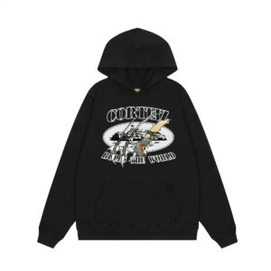 Kakobuy American street style Corteiz hip-hop fleece hoodie set