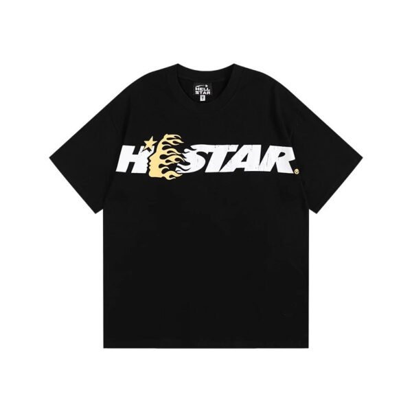Kakobuy Hellstar High Street American Street Hip Hop Peplum Printed Short Sleeve T-Shirt