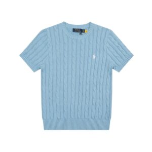 Kakobuy Ralph Lauren Embroidered Pony Logo Cable-Knit Round Neck Sweater