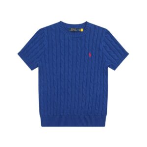 Kakobuy Ralph Lauren Embroidered Pony Logo Cable-Knit Round Neck Sweater