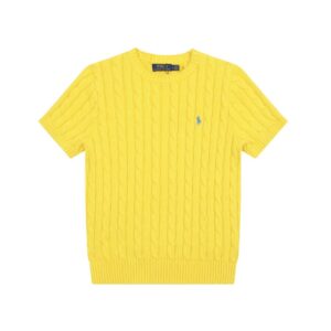 Kakobuy Ralph Lauren Embroidered Pony Logo Cable-Knit Round Neck Sweater
