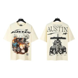 Kakobuy Hellsta Hip Hop Print High Quality Pure Cotton Short Sleeve Shirt
