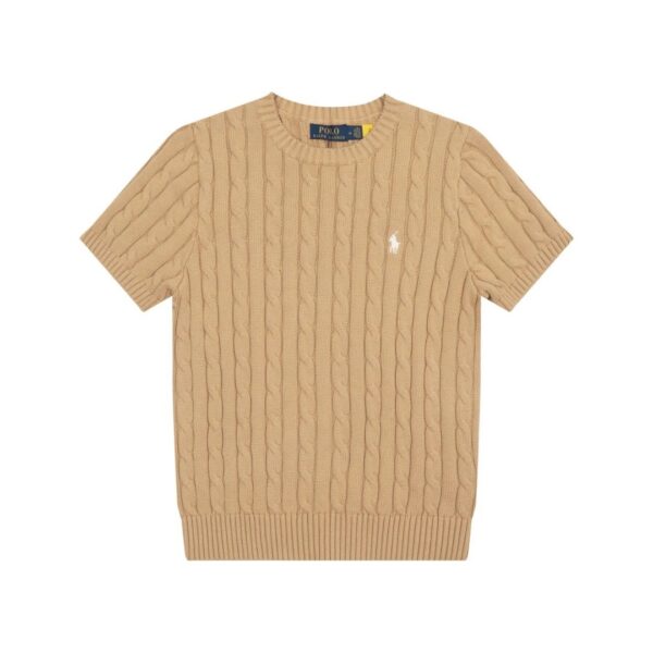 Kakobuy Ralph Lauren Embroidered Pony Logo Cable-Knit Round Neck Sweater