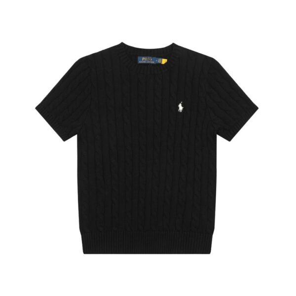 Kakobuy Ralph Lauren Embroidered Pony Logo Cable-Knit Round Neck Sweater