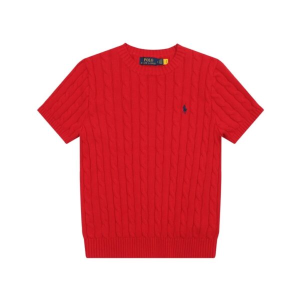 Kakobuy Ralph Lauren Embroidered Pony Logo Cable-Knit Round Neck Sweater