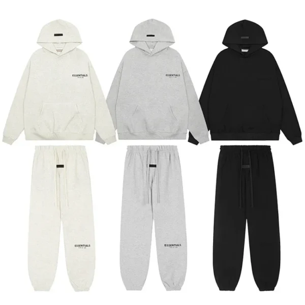 Kakobuy FOG ESSENTIALS Small Letter Logo Multi-Color Hoodie Set