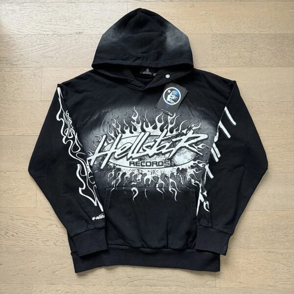 Kakobuy Hell Star Washed Vintage Hoodie Unisex Couples Sweatshirt Set