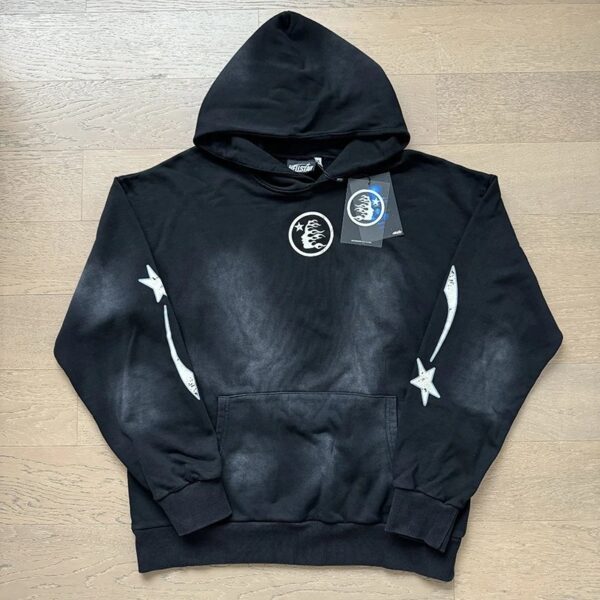 Kakobuy Hell Star Washed Vintage Hoodie Unisex Couples Sweatshirt Set