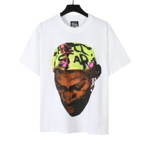 Kakobuy Hellsta Hip Hop Print High Quality Pure Cotton Short Sleeve Shirt