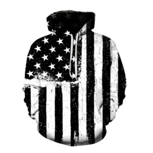 Kakobuy New 3D printed American flag pattern fashion sweatshirt