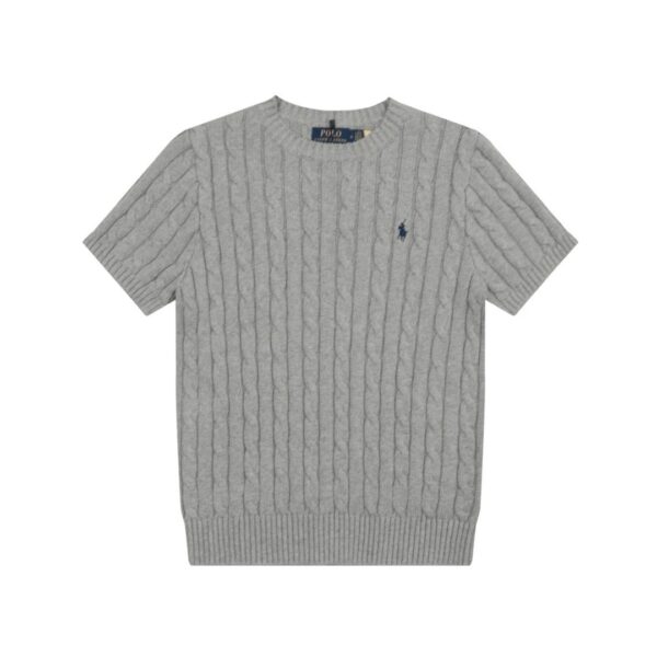 Kakobuy Ralph Lauren Embroidered Pony Logo Cable-Knit Round Neck Sweater